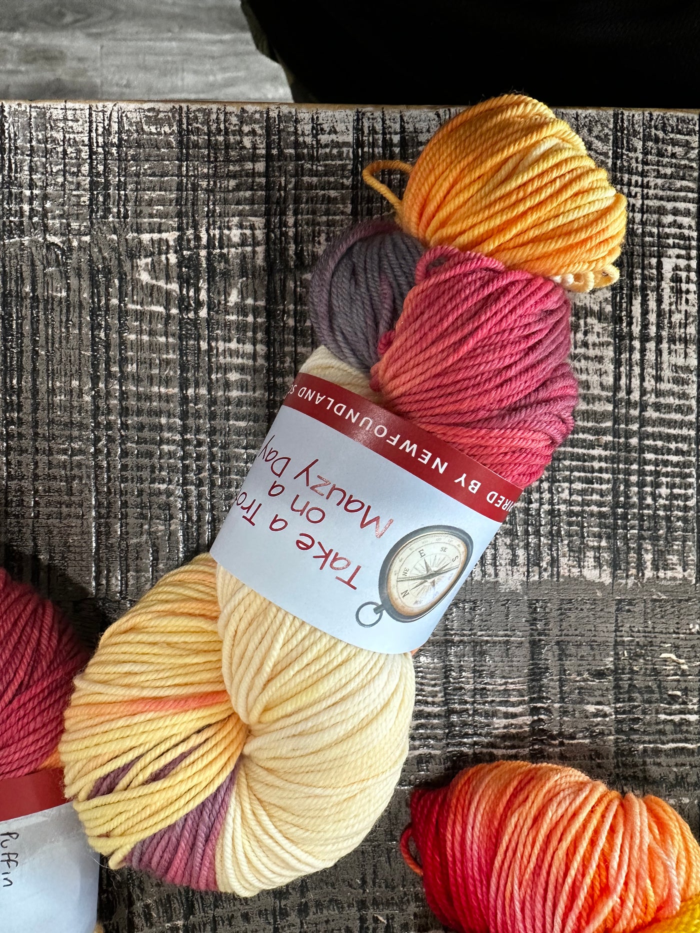 SeaSpun - Take A Trot On A Mauzy Day - Hand Dyed Yarn Inspired By Newfoundland Scenery
