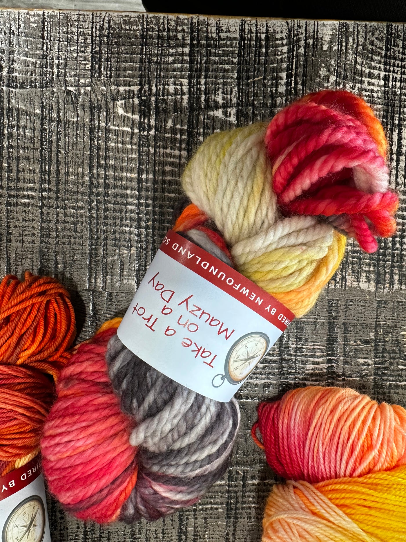 SeaSpun - Take A Trot On A Mauzy Day - Hand Dyed Yarn Inspired By Newfoundland Scenery