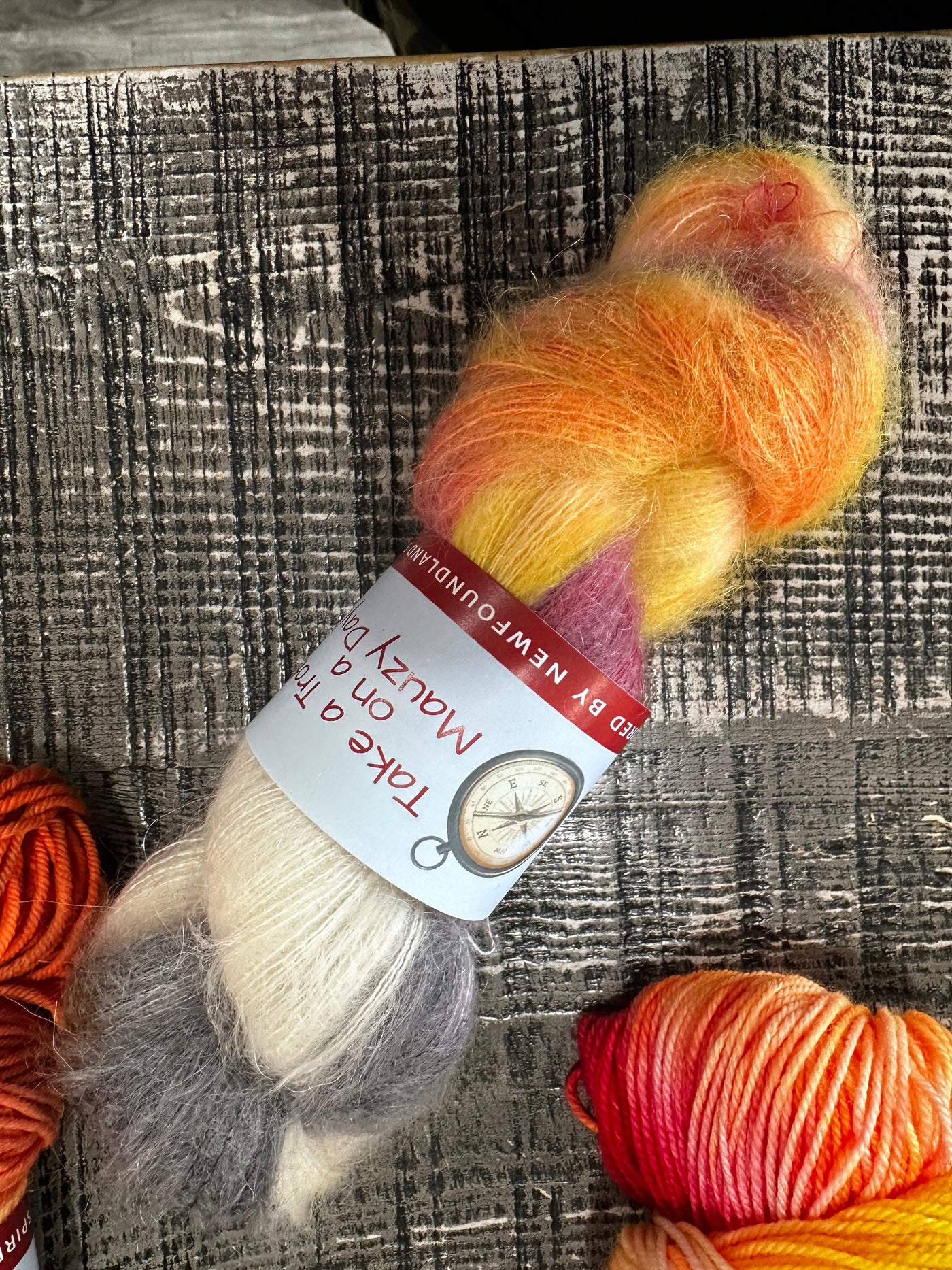 SeaSpun - Take A Trot On A Mauzy Day - Hand Dyed Yarn Inspired By Newfoundland Scenery