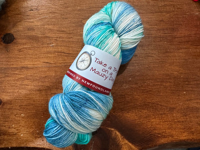SeaSpun - Take A Trot On A Mauzy Day - Hand Dyed Yarn Inspired By Newfoundland Scenery