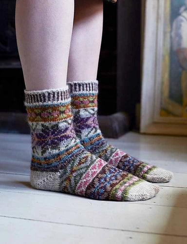 SeaSpun Intermediate Knitting Classes - Lupin Socks