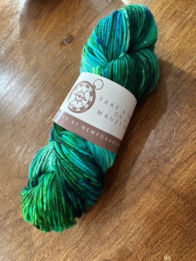 SeaSpun - Take A Trot On A Mauzy Day - Hand Dyed Yarn Inspired By Newfoundland Scenery