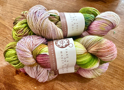 SeaSpun - Take A Trot On A Mauzy Day - Hand Dyed Yarn Inspired By Newfoundland Scenery