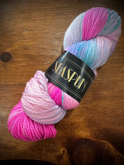 SeaSpun - Take A Trot On A Mauzy Day - Hand Dyed Yarn Inspired By Newfoundland Scenery