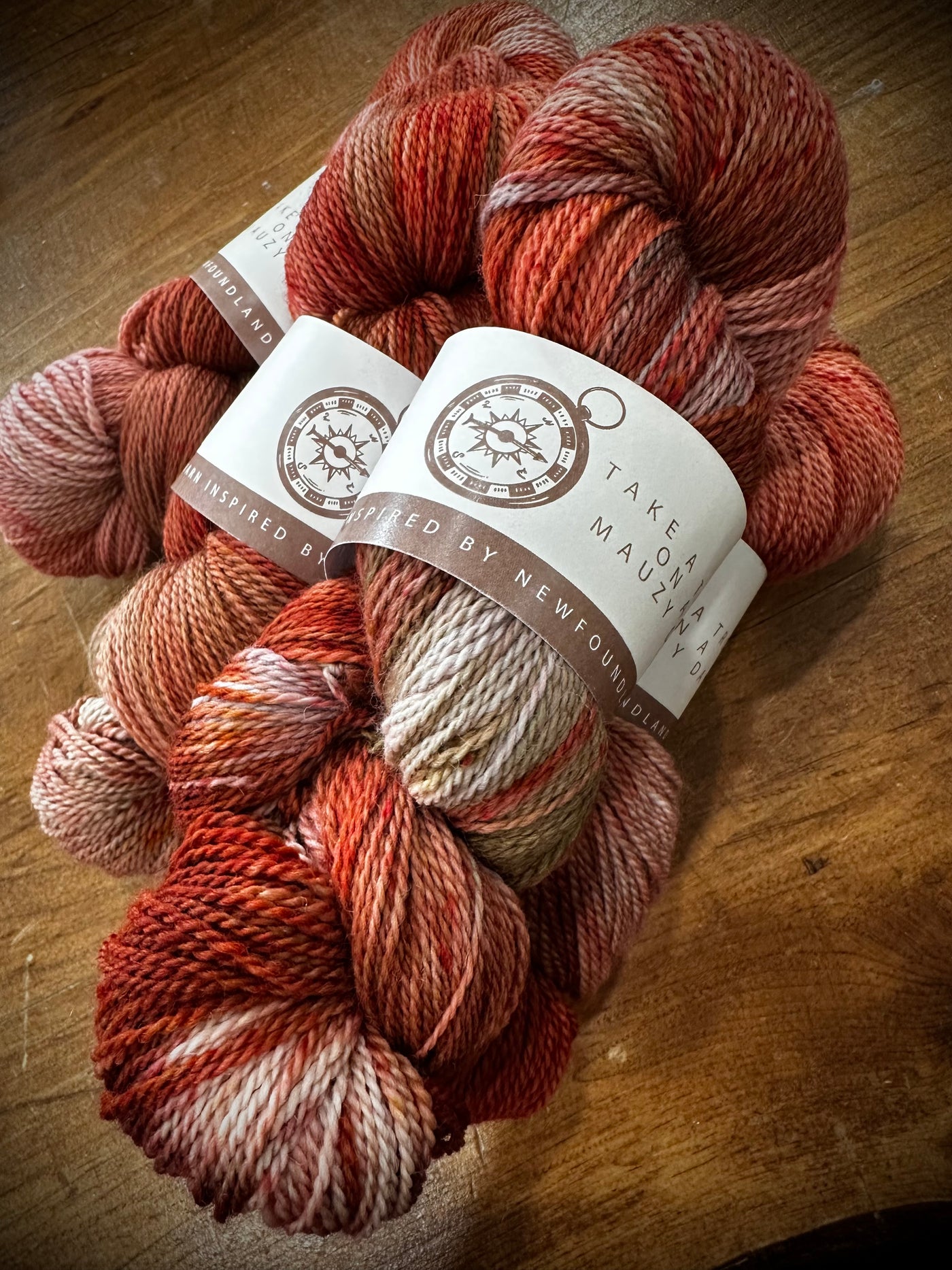 SeaSpun - Take A Trot On A Mauzy Day - Hand Dyed Yarn Inspired By Newfoundland Scenery