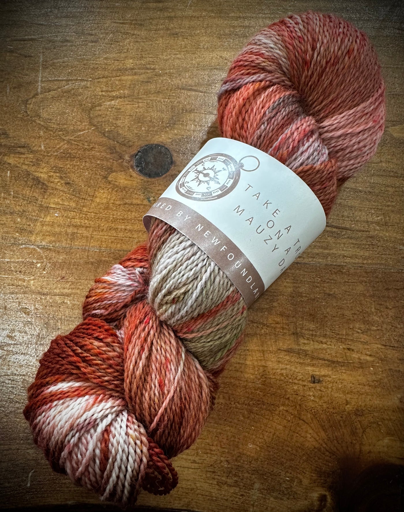 SeaSpun - Take A Trot On A Mauzy Day - Hand Dyed Yarn Inspired By Newfoundland Scenery