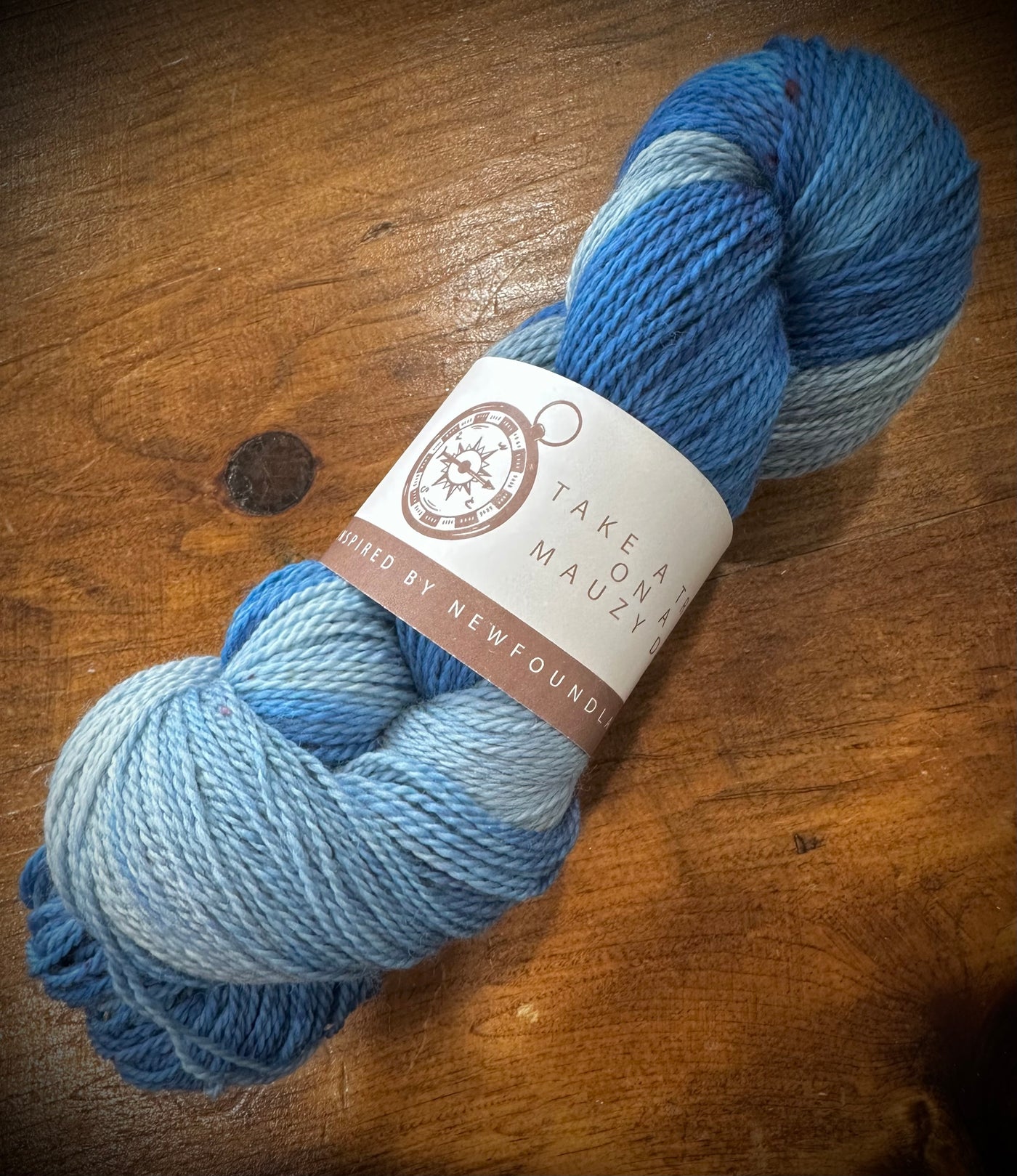 SeaSpun - Take A Trot On A Mauzy Day - Hand Dyed Yarn Inspired By Newfoundland Scenery