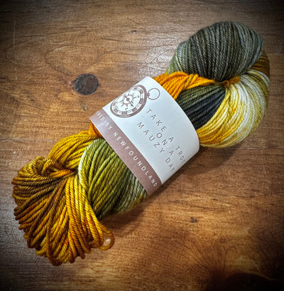 SeaSpun - Take A Trot On A Mauzy Day - Hand Dyed Yarn Inspired By Newfoundland Scenery