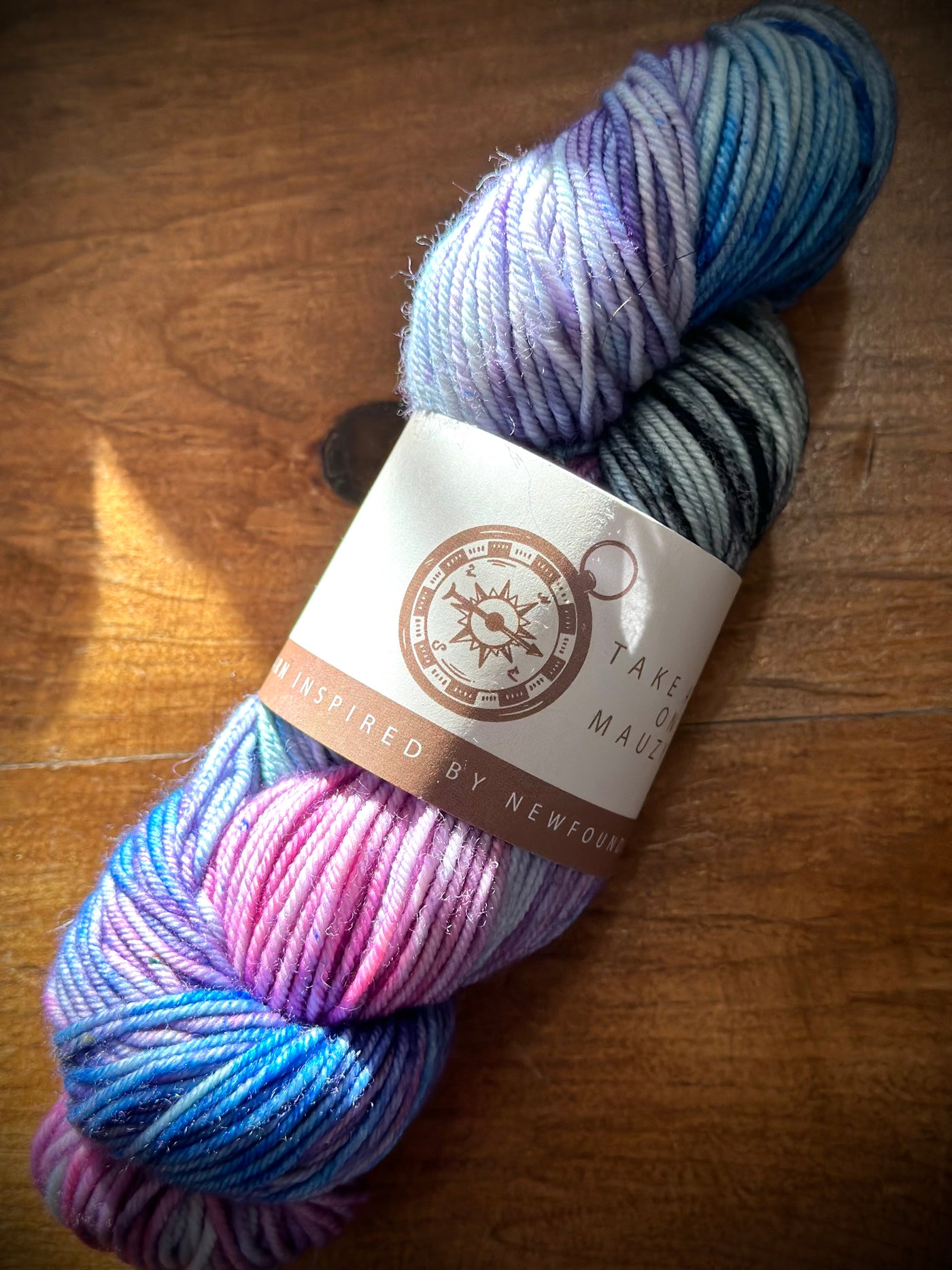 SeaSpun - Take A Trot On A Mauzy Day - Hand Dyed Yarn Inspired By Newfoundland Scenery