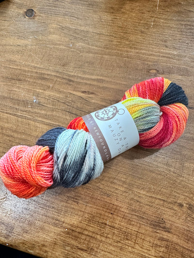 SeaSpun - Take A Trot On A Mauzy Day - Hand Dyed Yarn Inspired By Newfoundland Scenery