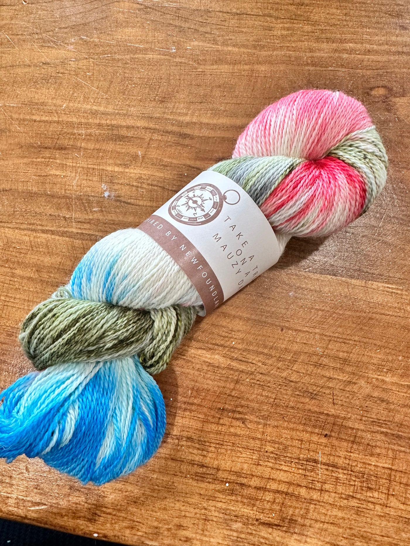 SeaSpun - Take A Trot On A Mauzy Day - Hand Dyed Yarn Inspired By Newfoundland Scenery