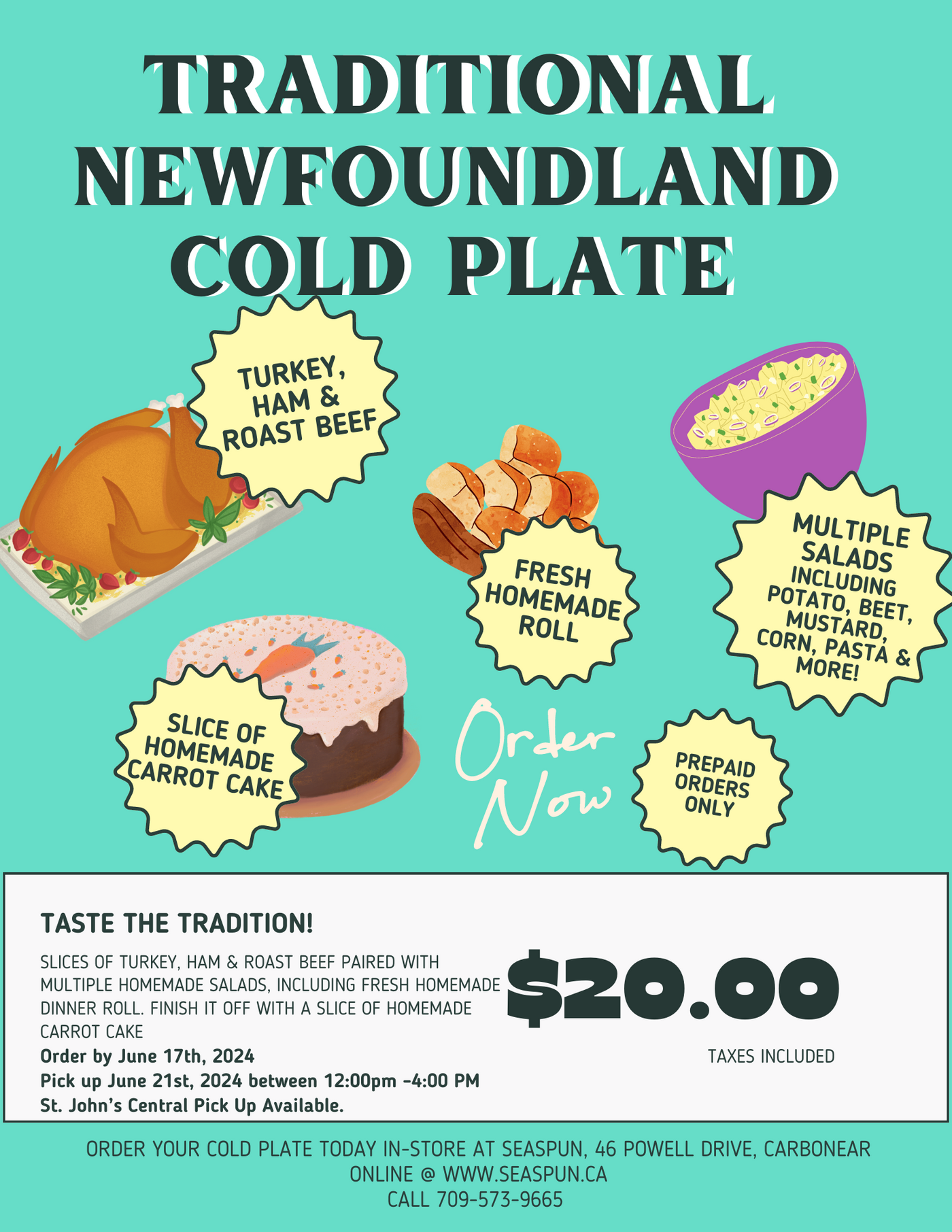 Traditional Newfoundland Cold Plate