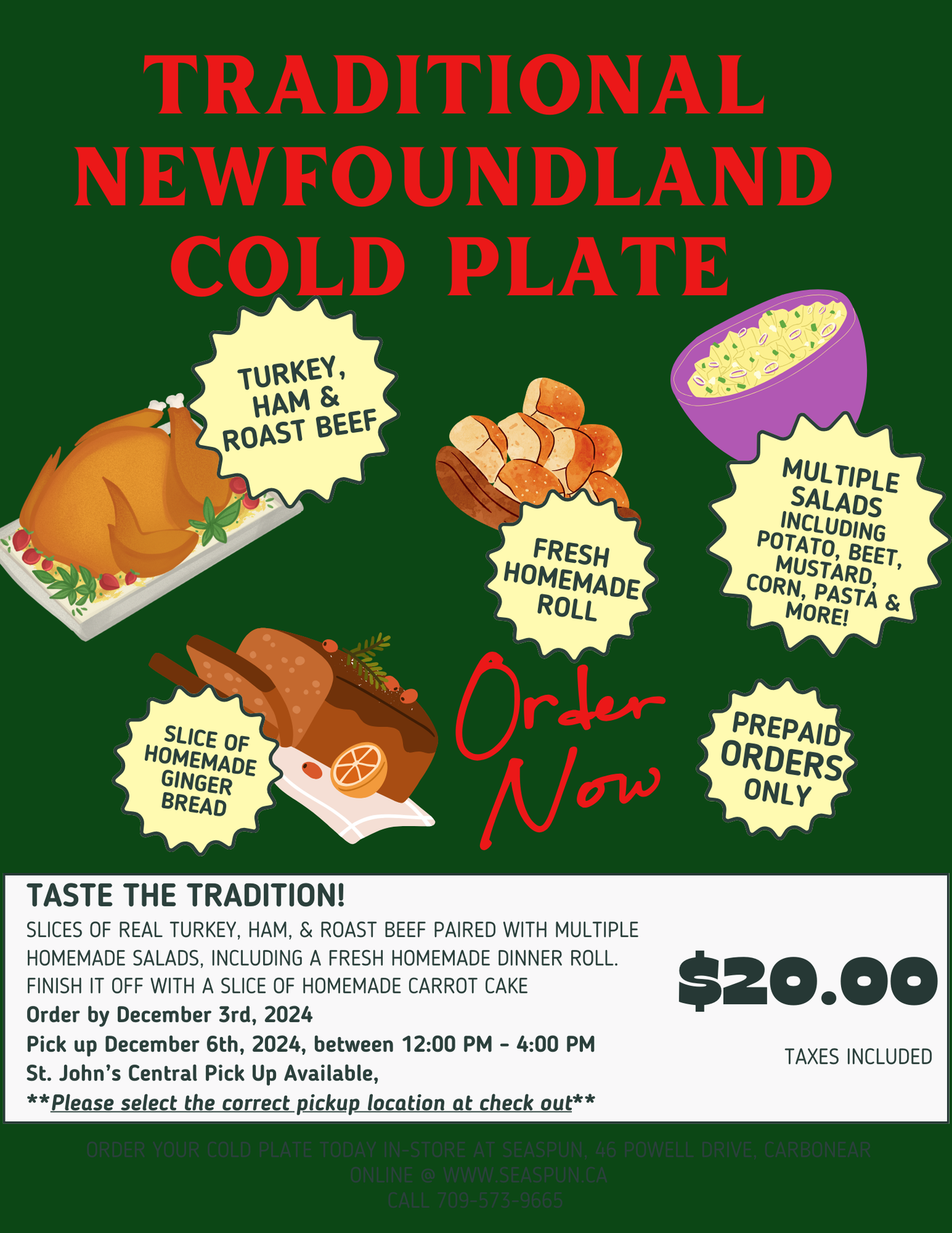 Traditional Newfoundland Cold Plate