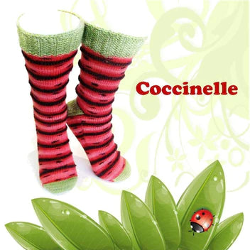 Biscotte Yarns Lady Bug Sock Kit - Includes Pattern