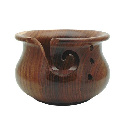 Yarn Bowl - Acacia Curvey