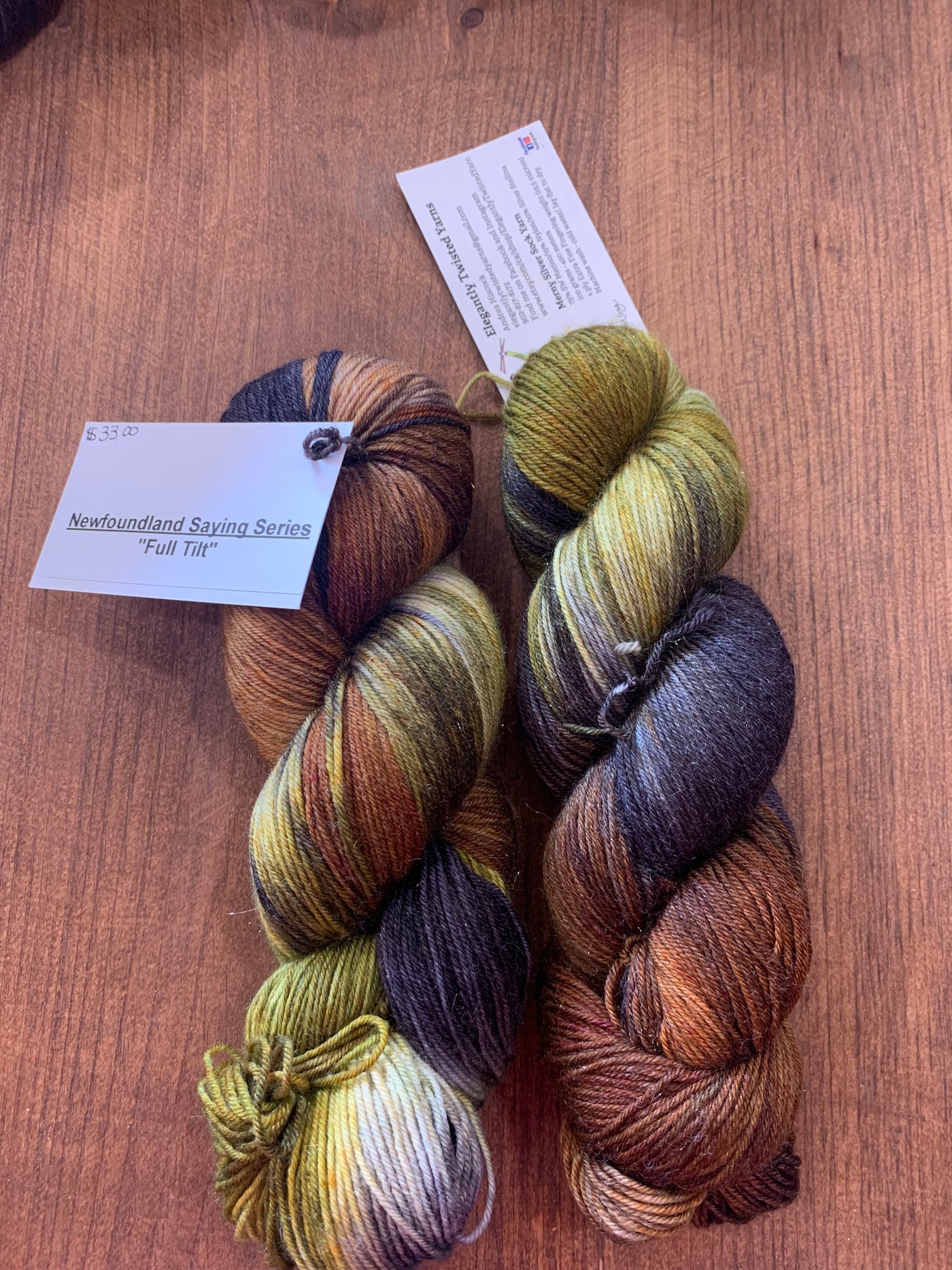 Elegantly Twisted Yarns - Merny Silver Sock Yarn