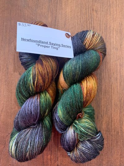 Elegantly Twisted Yarns - Merny Silver Sock Yarn
