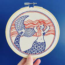 Hook Line & Tinker Embroidery Kit