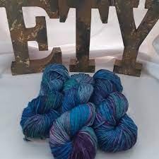 Elegantly Twisted Yarns - Merny Silver Sock Yarn