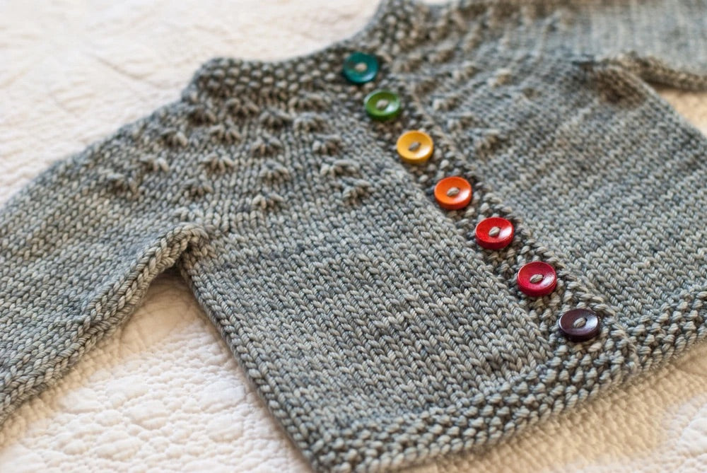 Sweet Paprika Designs -Little Knots Cardigan Kit