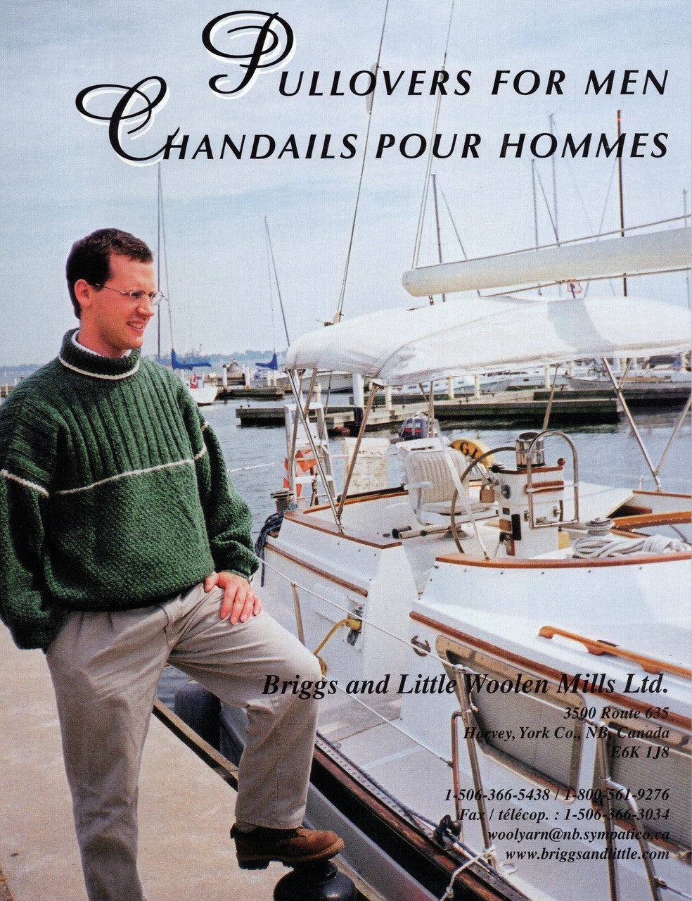 Briggs and Little - Pullovers For Men Patterns Book