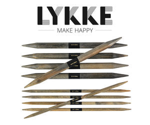 Lykke Driftwood Double Point Needles (DPNs) 6" Set of 5